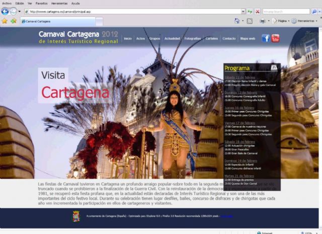El Carnaval de Cartagena se asoma a internet y a la redes sociales - 1, Foto 1