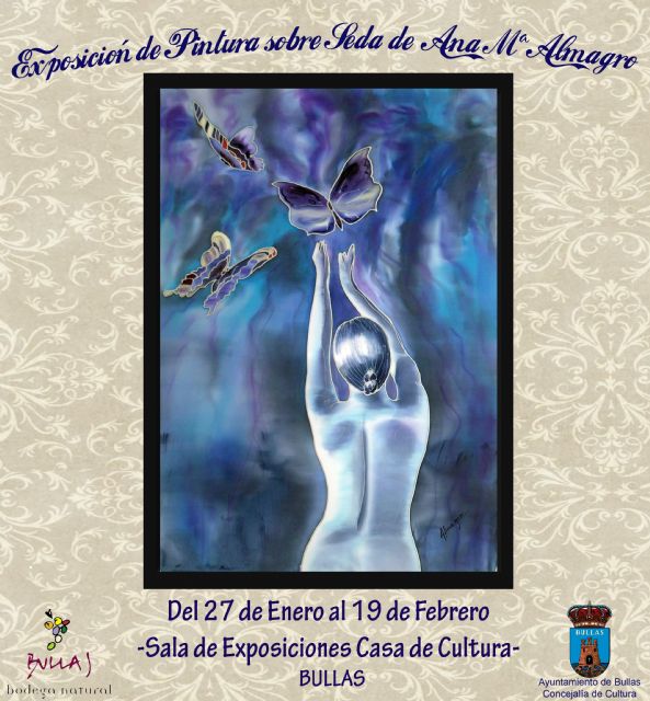 Exposición de pintura sobre seda de Ana Mª Almagro en la Casa de Cultura - 1, Foto 1