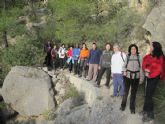 Senderistas se adentran en el corazón del Parque Regional de Sierra Espuña en la última ruta organizada por la concejalía de Deportes