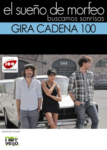 El Teatro Villa de Molina y Cadena 100 Murcia presentan el concierto de EL SUEÑO DE MORFEO el domingo 11 de marzo - 1, Foto 1