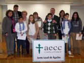 La junta local de la Asociacin Española Contra el Cncer entrega los premios del III Concurso de Redaccin Escolar