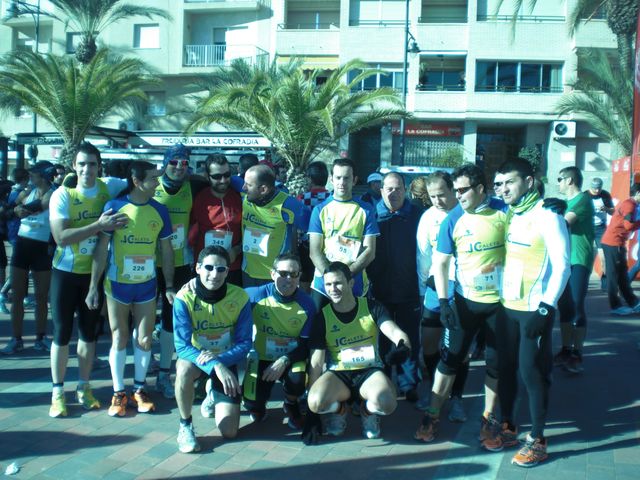 Gran papel del Club Atletismo Totana en la I Media Maratn 