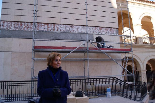 El Ayuntamiento de Lorca ultima la restauración del antiguo convento de La Merced, en la que han intervenido 21 lorquinos sacados del paro - 1, Foto 1