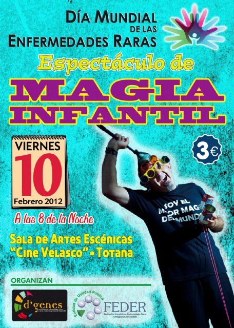 El próximo viernes día 10 de febrero tendrá lugar un espectáculo de magia infantil, Foto 1