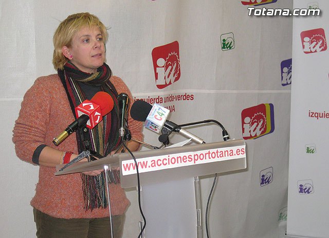 Rueda de prensa IU-verdes Totana, Foto 1