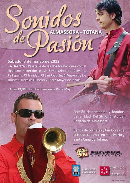 Próximo viaje de la Hdad. de Jesús en el Calvario y Santa Cena a la Hdad. del Santisimo Cristo del Calvario de Almassora (Castellón), Foto 1