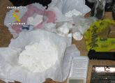 La Guardia Civil desmantela un nuevo punto de venta y distribución de drogas en Mazarrón