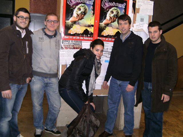 Nuevas Generaciones del PP llevan la imagen del Carnaval de Águilas 2012 a la Universidad de Murcia - 1, Foto 1