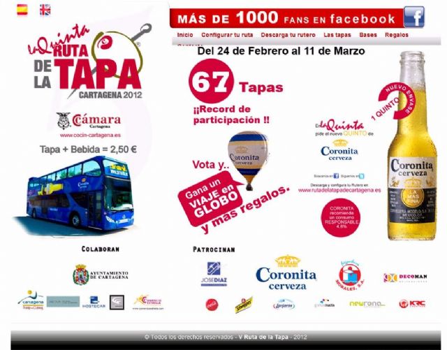 Los bares del Ensanche se unen a la V edición de la Ruta de la Tapa - 1, Foto 1