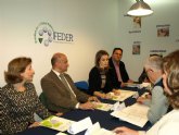 Juan Carrión, delegado de FEDER en Murcia, participa en la reunión celebrada en la sede de FEDER junto a la Princesa Leticia