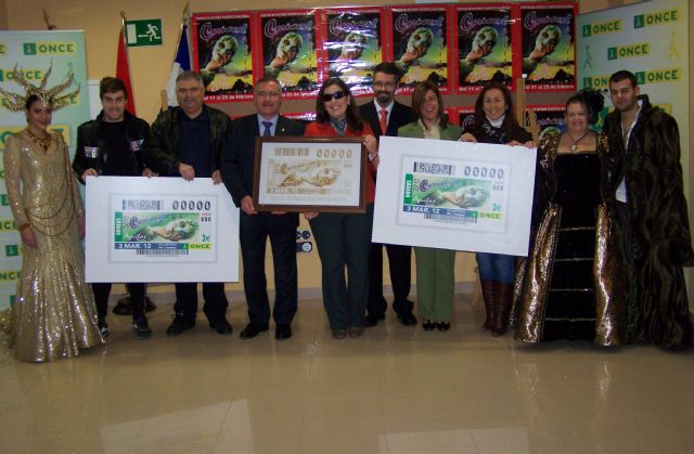 Cinco millones de cupones de la ONCE promocionarán el Carnaval de Águilas por toda España - 1, Foto 1