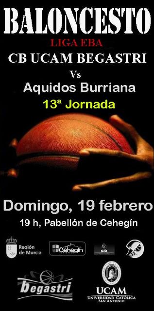 El CB UCAM Begastri se mide al nuevo 'farolillo rojo' de LEB, el Aquidos Burriana - 1, Foto 1