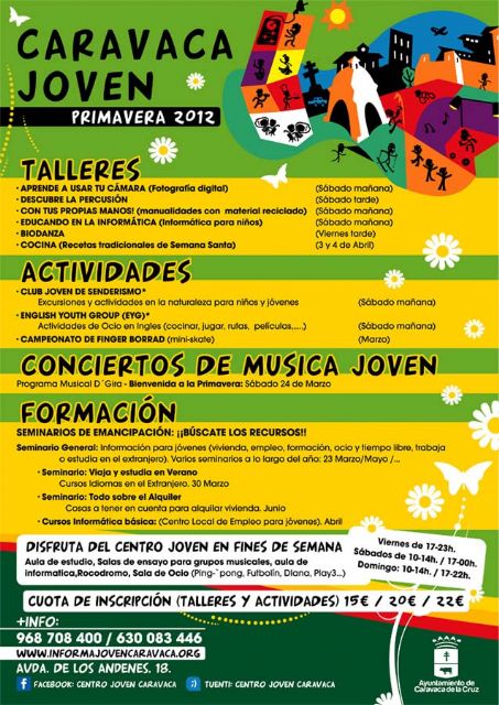La Concejalía de Juventud lanza una edición de primavera del Caravaca Joven - 2, Foto 2