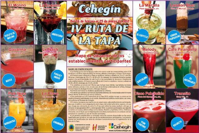 38 bares y 12 pubs participan en la IV Ruta de la Tapa y el Cóctel de Cehegín - 5, Foto 5