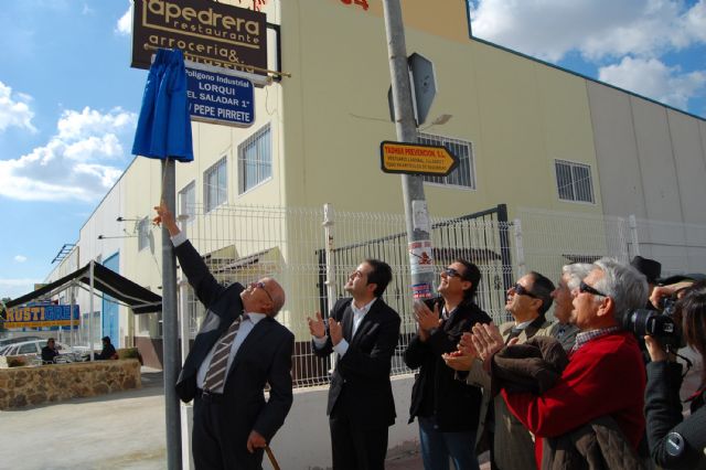Pepe Pirrete ya da nombre a una calle del Polígono Industrial El Saladar I de Lorquí - 1, Foto 1