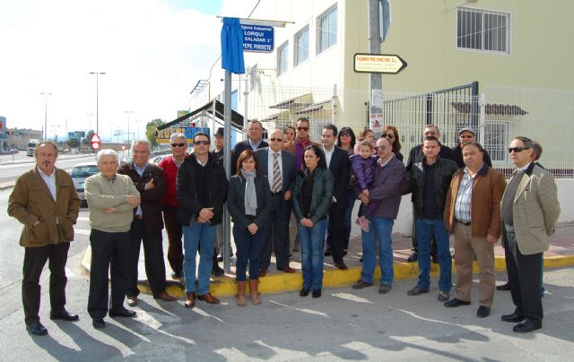 Pepe Pirrete ya da nombre a una calle del Polígono Industrial El Saladar I de Lorquí - 2, Foto 2