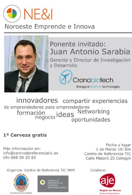 La empresa Cronobiotech impartirá el NE&I de marzo - 1, Foto 1