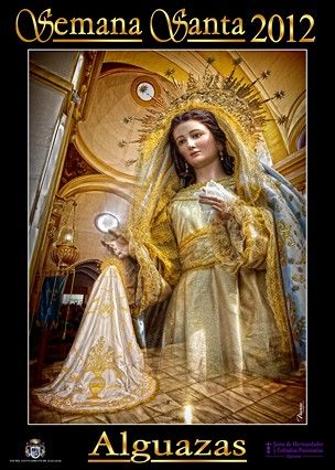 La Virgen de la Alegría protagoniza el cartel de la Semana Santa de Alguazas 2012 - 1, Foto 1