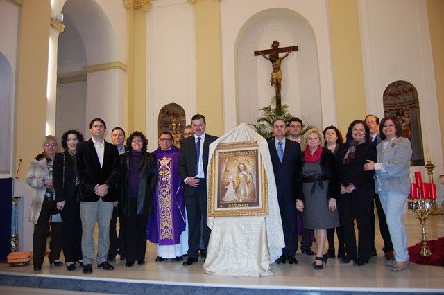 La Virgen de la Alegría protagoniza el cartel de la Semana Santa de Alguazas 2012 - 2, Foto 2
