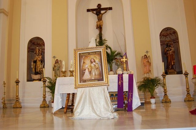 La Virgen de la Alegría protagoniza el cartel de la Semana Santa de Alguazas 2012 - 3, Foto 3