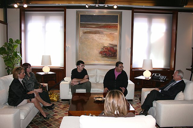El presidente de la Comunidad recibió al delegado en la Región de Murcia de FEDER, Juan Carrión - 1, Foto 1