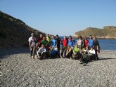 El club senderista de Totana realizó una ruta desde la Azohía hasta Cala Cerrada