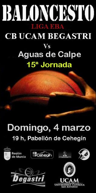 El CB UCAM Begastri buscará, ante el Aguas de Calpe, su primer 'póker' de la temporada - 1, Foto 1