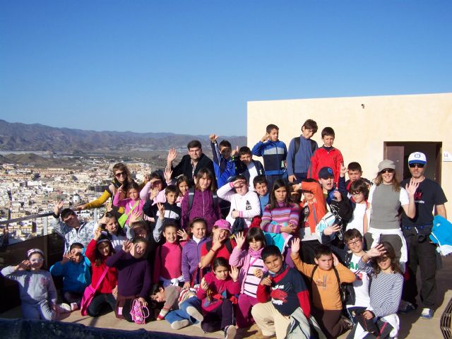 Los alumnos del programa 'Ecoescuelas Litorales' visitan el Castillo de Águilas - 2, Foto 2