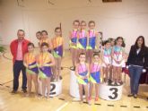 Más de 200 gimnastas procedentes de Lorca, Alhama y Totana han participado en la competición de Gimnasia Rítmica