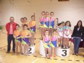 Ms de 200 gimnastas procedentes de Lorca, Alhama y Totana han participado en la competicin de Gimnasia Rtmica