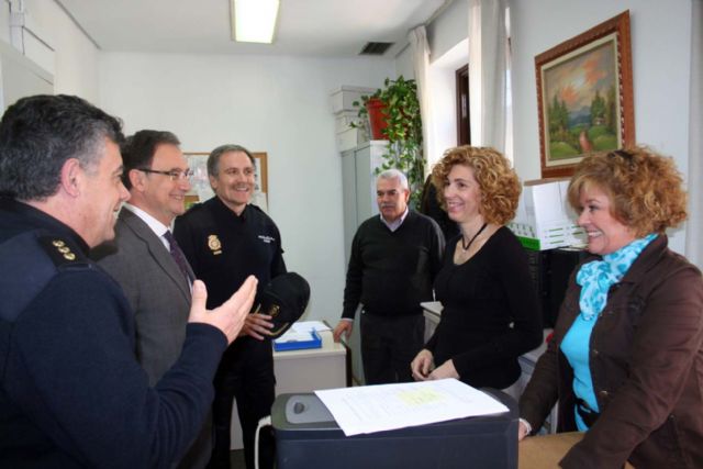 El delegado del gobierno en la región de Murcia visitó alcantarilla en la mañana de hoy - 4, Foto 4