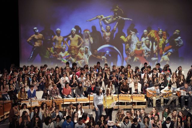 Los alumnos de IES 'Europa' ofrecen un magnífico concierto en el Auditorio de Águilas - 1, Foto 1