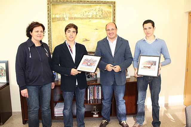 El Alcalde de Puerto Lumbreras recibe a los novilleros Cristian López y Francisco Carrillo El Torro - 1, Foto 1