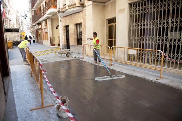 Asfaltan la calle del Aire de cara a la Semana Santa - 2, Foto 2