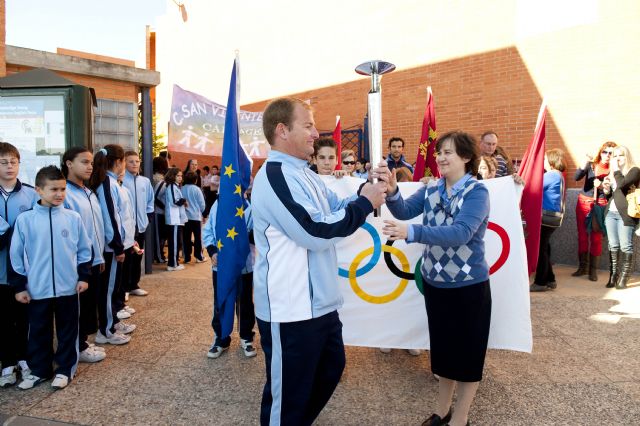 La antorcha olímpica ya está en Franciscanos - 1, Foto 1