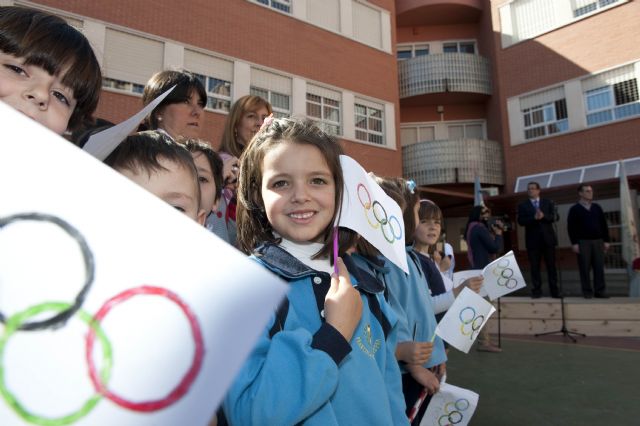 La antorcha olímpica ya está en Franciscanos - 3, Foto 3