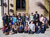 Una veintena de estudiantes ingleses visitan el Ayuntamiento de Águilas