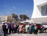 guilas recibe a los integrantes del III Rally de Autos Clsicos y Antiguos de Murcia