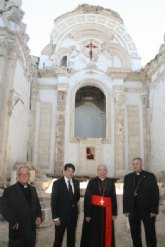 El Cardenal Rouco Varela manifiesta el apoyo de la CEE a Lorca en su visita a la ciudad