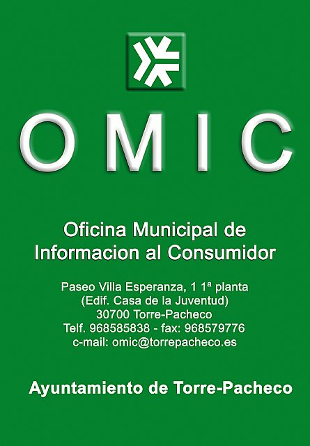 Balance de la Oficina de Información al Consumidor (OMIC) de Torre-Pacheco del año 2011 - 2, Foto 2