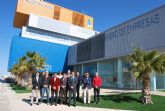 El alcalde de Alhama de Murcia mantiene una reuni�n de trabajo con la Asociaci�n de J�venes Empresarios del Guadalentin