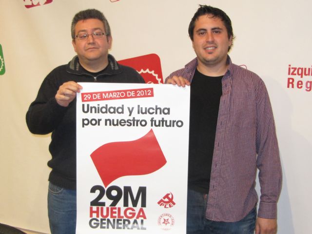 PCRM y UJCE-RM muestran su incondicional apoyo a la huelga general del 29M - 1, Foto 1