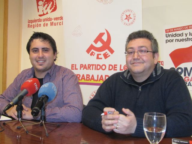 PCRM y UJCE-RM muestran su incondicional apoyo a la huelga general del 29M - 2, Foto 2