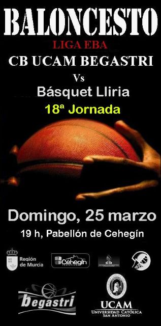 Un CB UCAM Begastri busca la 'séptima', frente al Basquet Lliria - 1, Foto 1