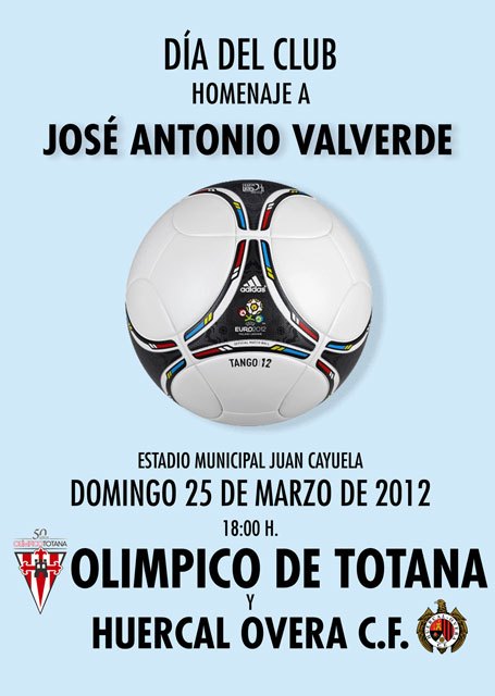 La concejalía de Deportes y el Olímpico de Totana organizan un homenaje póstumo al ex presidente del Olímpico fallecido, José Antonio Valverde, Foto 5