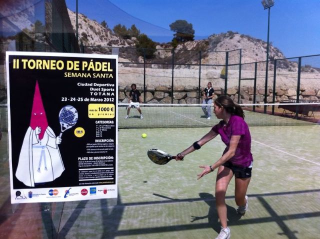 Rcord de participacin con cerca de 60 parejas inscritas en el II torneo de pdel Semana Santa 2012 - 2