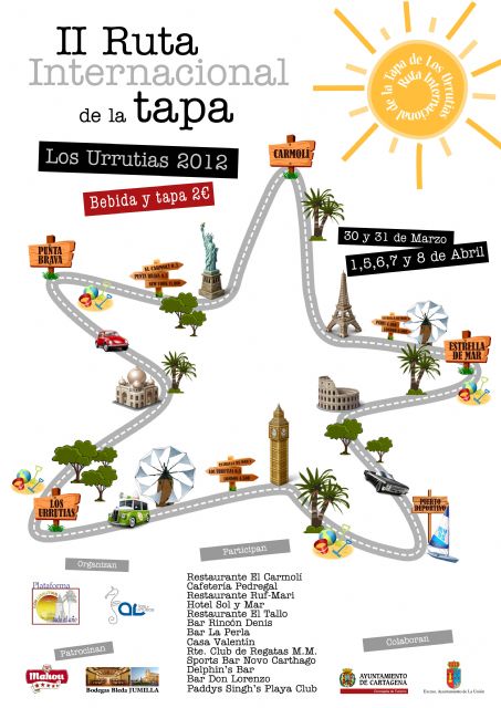 La Ruta de la Tapa de Los Urrutias servirá platos de cinco países diferentes - 1, Foto 1