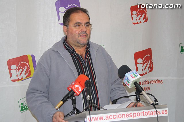 Rueda de prensa IU-verdes Totana 27/03/2012, Foto 1