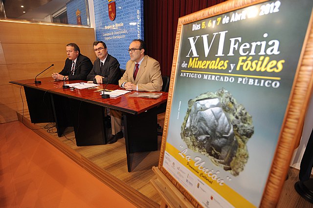 La XVI Feria de Minerales y Fósiles de La Unión acoge a 38 expositores que mostrarán durante tres días el patrimonio mineral de la Región - 1, Foto 1