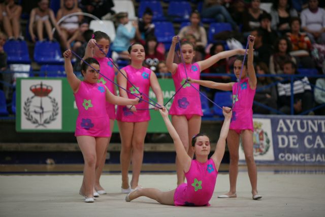 Más de medio millar de niños participan en la XXXI Competición escolar de Gimnasia Rítmica - 1, Foto 1